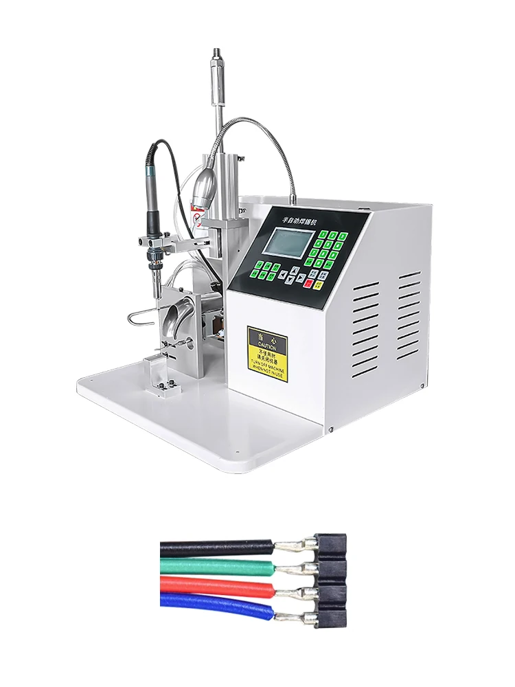 Semi automatic wire soldering machine circuit board welding equipment