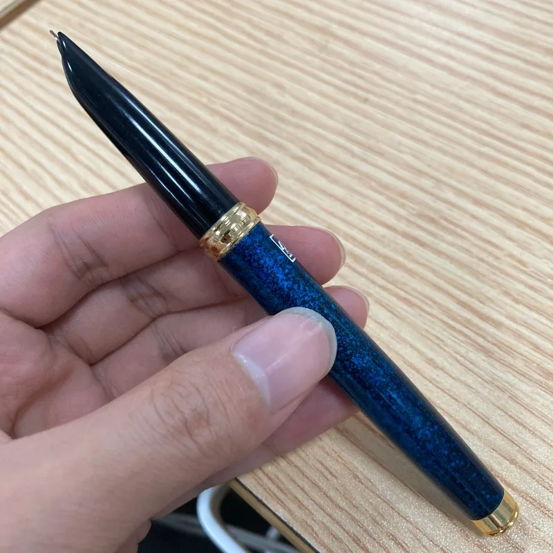 

Перьевая ручка TS Sea Blue Iridium Gold F, перо 0,5 мм, перьевая ручка для каллиграфии, ограниченная серия, портативный дизайн коллекционера для офисной чернильной ручки