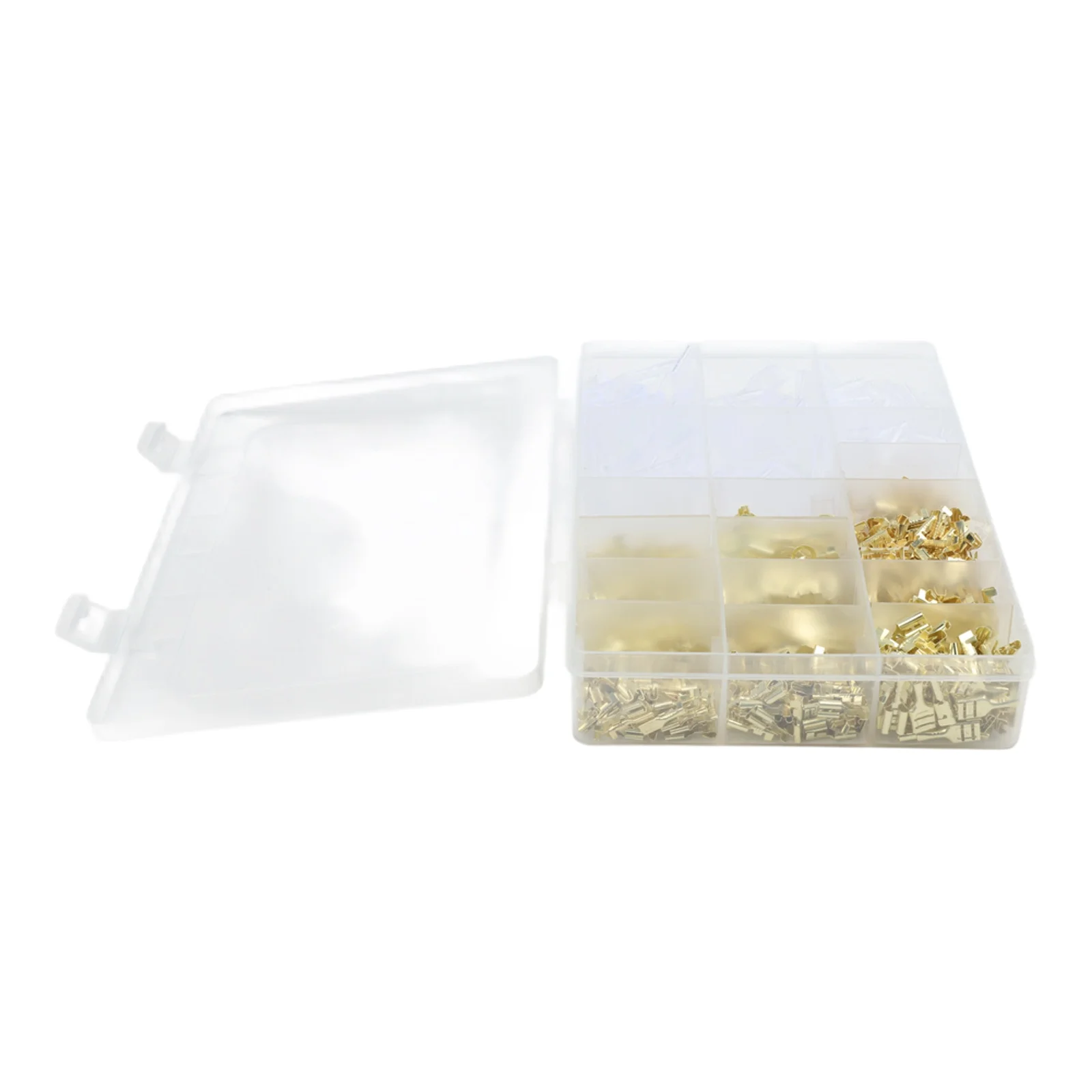 1000 Pieces Male Female Electrical Cable Connectors Crimp Terminals Kit 2 8mm 4 8mm 6 3mm Wire Connectors for Electrical Use