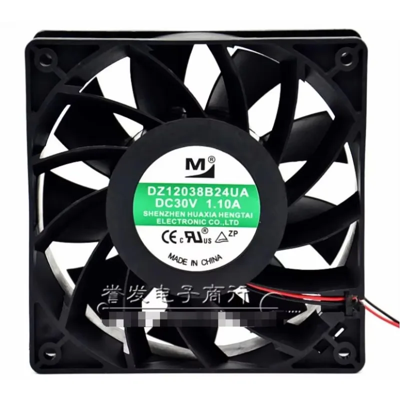 

M DZ12038B24UA DC 24V 1.10A 120x120x38mm 2-Wire Server Cooling Fan