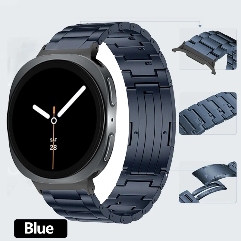 Schnellverschluss-Titanarmband für Samsung Galaxy Watch 8 44 mm 40 mm 8 Classic 46 mm Armband Armband Galaxy Watch 2025 Ultra 47 mm