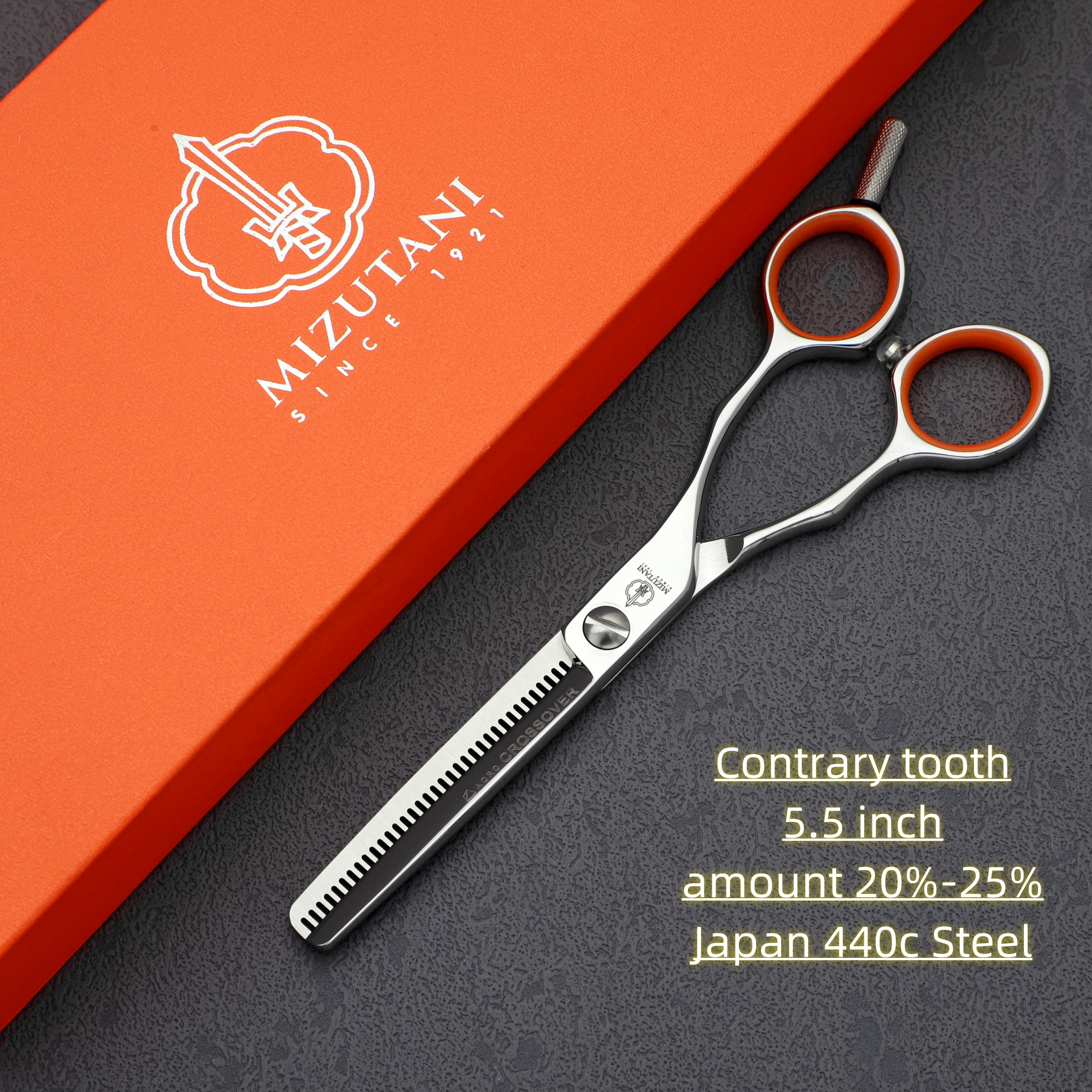 MIZUTANI Professional thinning sissors Hair cutting tools japan 440c steel set of 5.5-6.0 inch Barbershop accessories