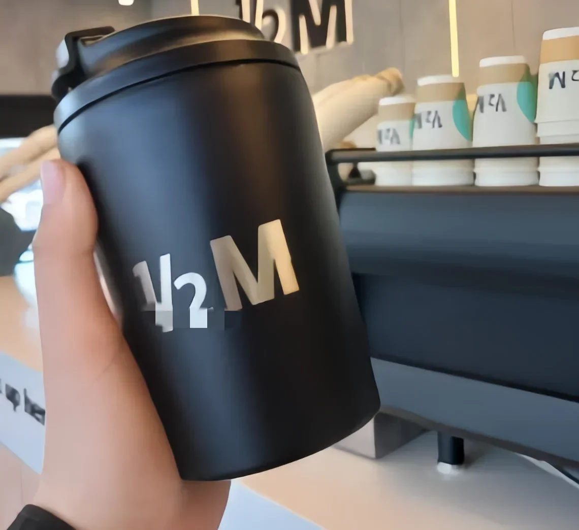

Оптовая продажа, кофейная чашка Half M, изолированная чашка, кофейная чашка из нержавеющей стали, изолированные чашки для горячей и холодной воды, герметичные чашки для холодного напитка