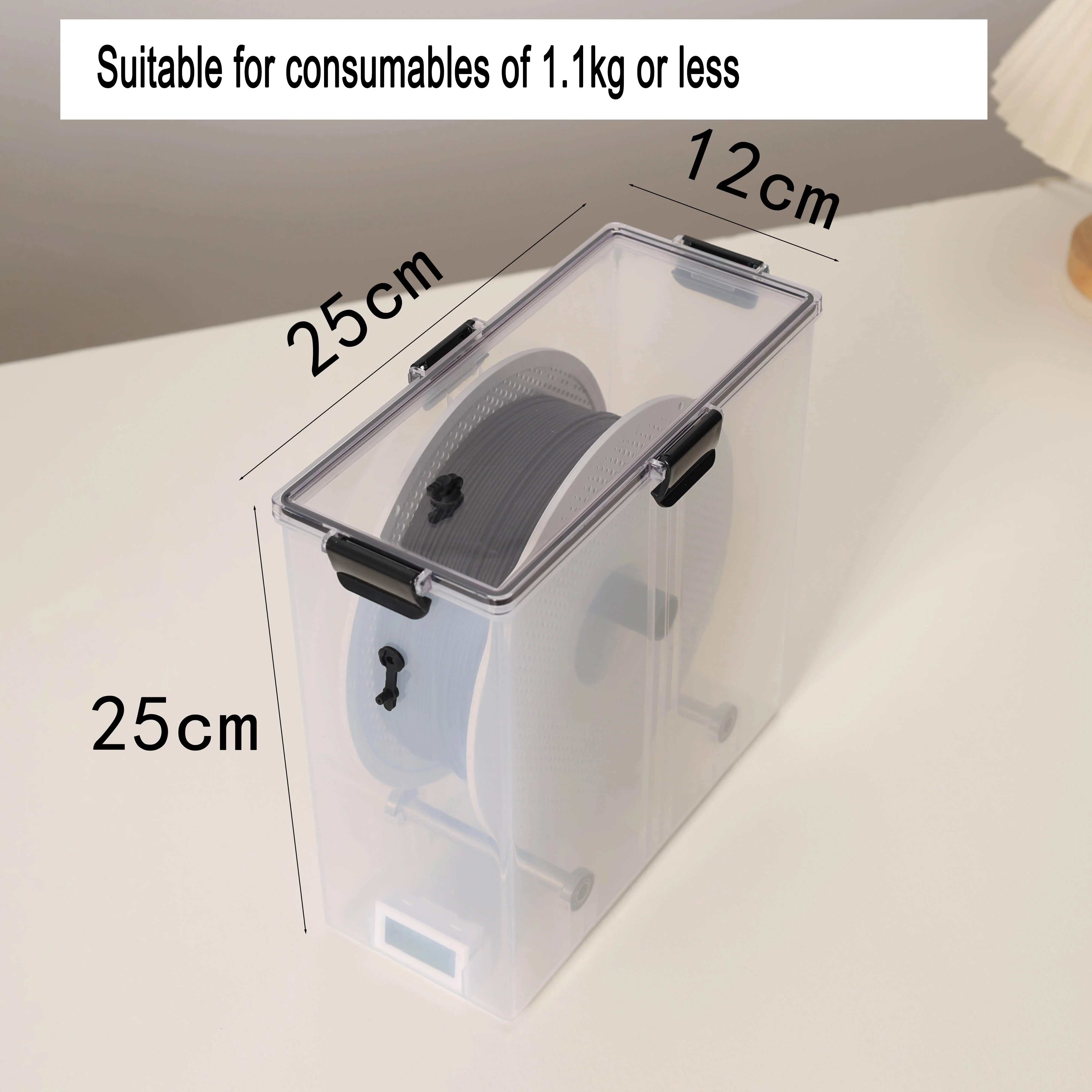 

Ящик для сушки нити для 3D-принтера, 1 кг — герметичное хранилище, влагостойкий и для сушки PLA, PETG, TPU, ABS, нейлон — новый продукт