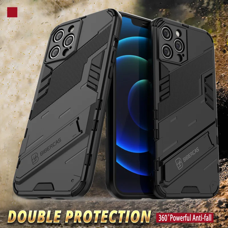 Armor Case For iPhone 12 Mini 11 Pro X XR XS Max 6 6S 7 8 Plus SE2 SE 2020 Shock Proof Hybrid Phone Cover Coque Capa