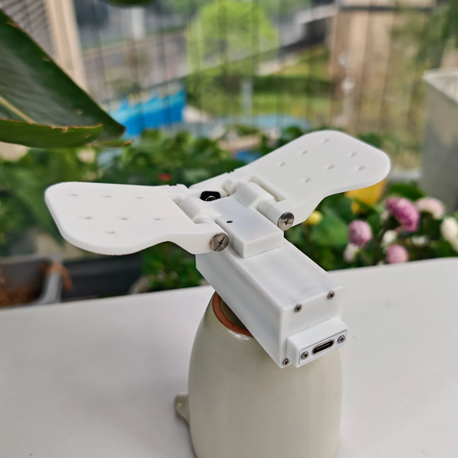 NEW  Remote Control Electric Large Wing Device Dynamic Flapping Wing DIY High Torque Automatic Switch