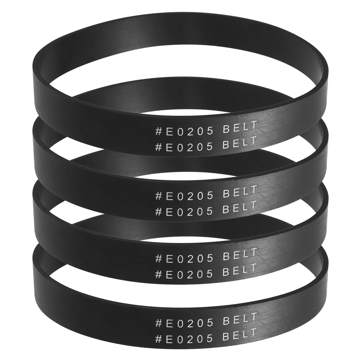 A02V-4 Pack Vacuum Belt Replacement Belts for Eureka Style U E0205 Upright Vacuum Cleaner,for Eureka NEU202,NEU181,NEU180,Etc