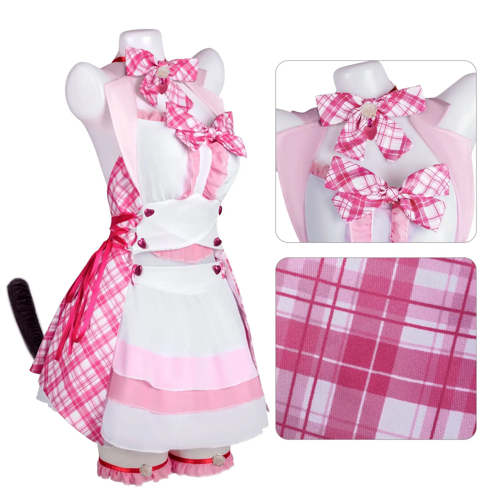 

Catgirl Paradise Singing Costume, Cosplay Outfit, Chocolate And Vanilla Lolita Anime Cosplay Costume