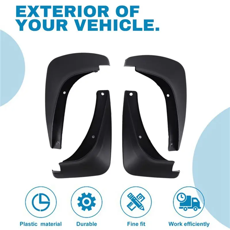 High-Quality Car Mudflaps For 2006-2010 Accent Mudguard Fender Mud Flap Guard Splash Mudguards Car Accessories