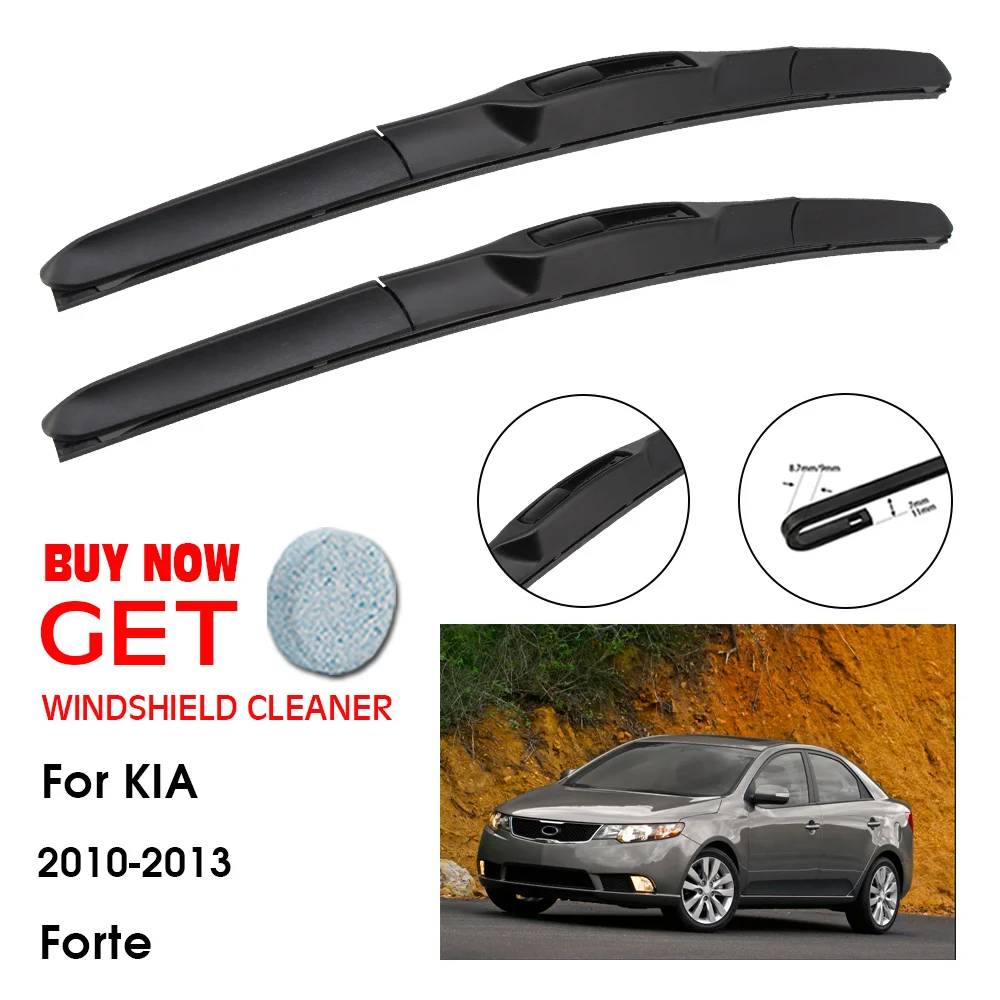 

Car Wiper Blade For KIA Forte 24"+20" 2010-2013 Front Window Washer Windscreen Windshield Wipers Blades Accessories