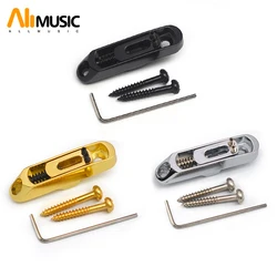 Individual Guitar Bridge 10.5x49.5mm Single String Bridge Body Trough String Split Type Guitar Bridge Guitar Parts Black/Gold/Ch