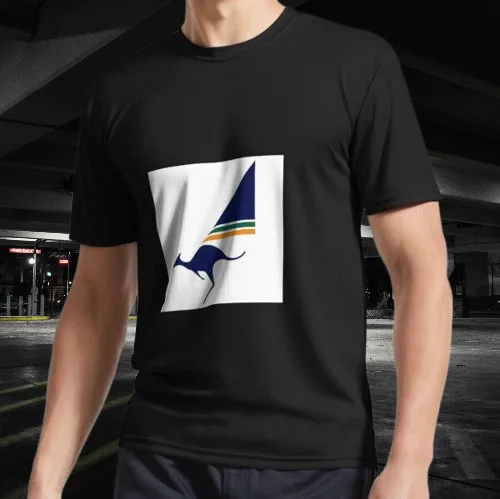 Australian Airlines Retro Logo Active T-Shirt Funny Size S to 5XL