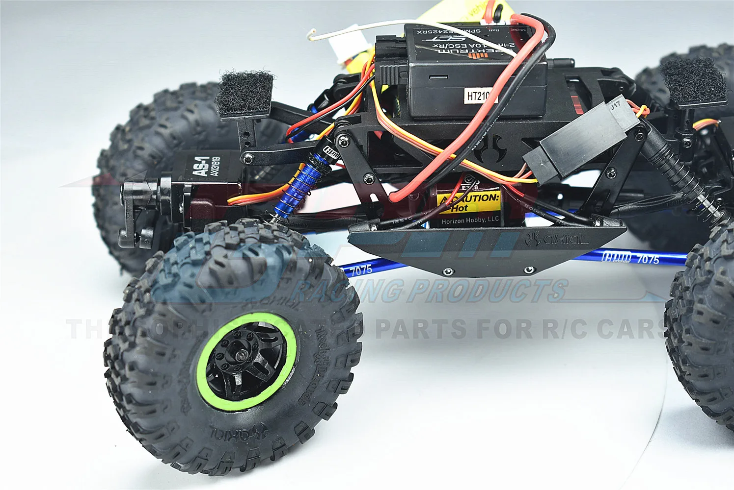 GPM Aluminum Front & Rear Shock Absorbers For AXIAL-1/24 Little Scorpion AX24 XC-1 GPM RC Car Parts