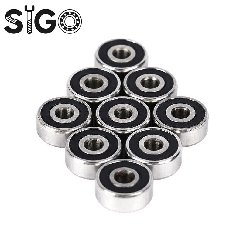 623RS تحمل ABEC-7 3x10x4 مم (10 قطع) مصغرة 623-2RS الكرات 623 RS 2RS تحمل