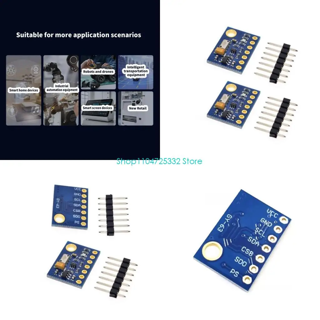 

P5EA 2 шт. GY-63 MS5611-01BA03 Модуль измерения атмосферного давления GY-63 Точно