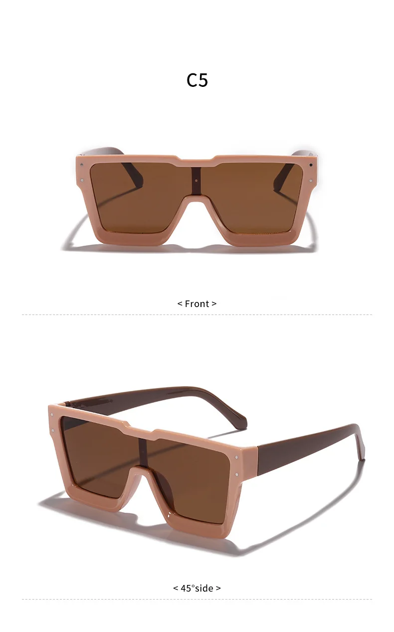 Neue Vintage Quadrat Sonnenbrille Frauen Männer Marke Rechteck Sonnenbrille Weibliche Oval Brillen Oculos De Sol für Männlich Weiblich Brillen – Detail 12