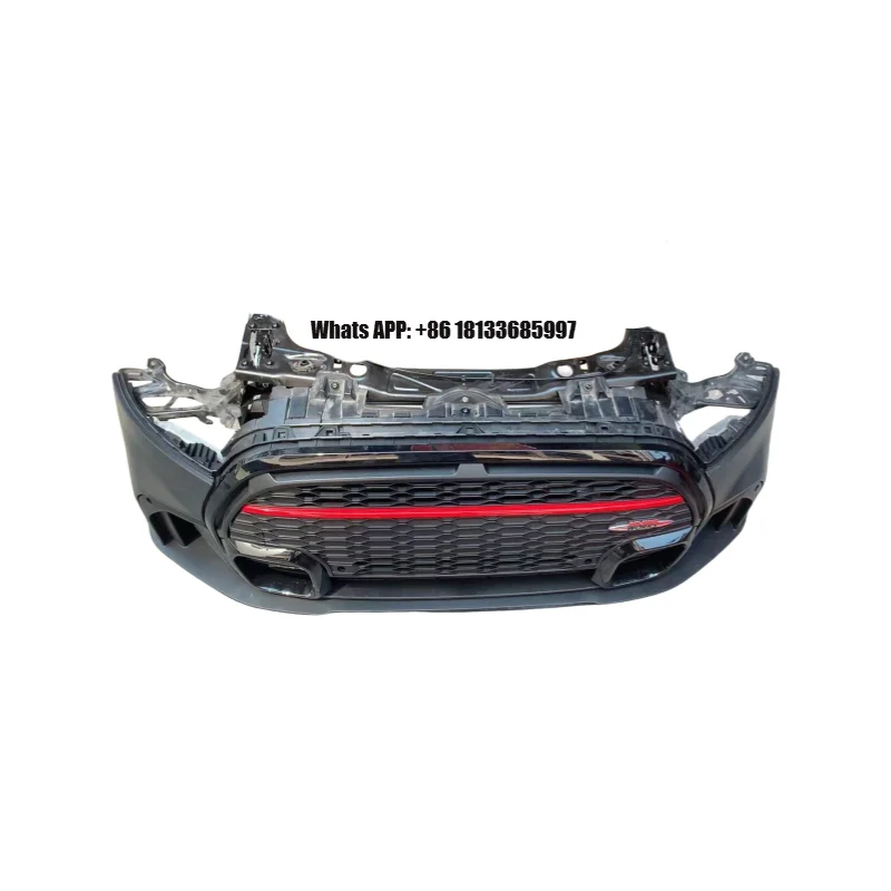

ABS Material Front Bumper Body Kit for BMW Mini F55 F56 Left Grill Grille Radiator Mini Headlight Fog Light Cut-Outs