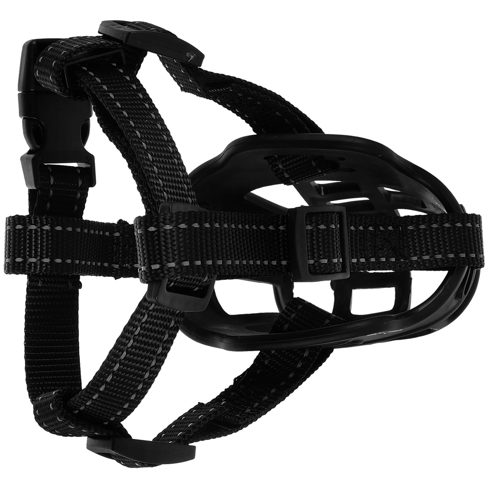 

Anti Bite Muzzle Adjustable Black Size S for Small Dogs Pet Mouth Cover Outdoor Portable Muzzle for Pet Dog Mask Dog