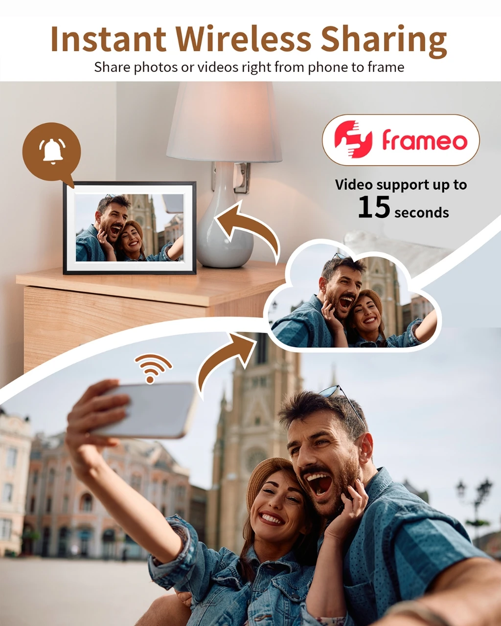 Frameo Digitale Fotolijst, 10. - Digital Photo Frame Wifi recensie en prijs