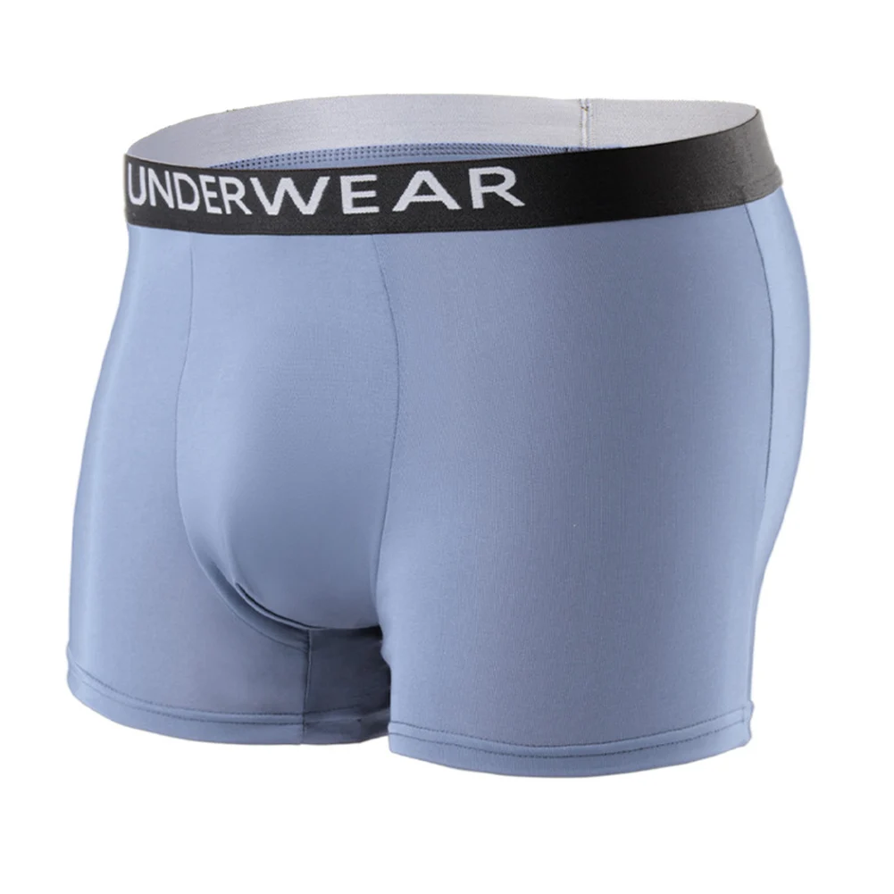 

Men Solid Soft Elastic SissyBoxer Shorts Extreme Night Underwear Stretch Bikini Sports Breathable Comfort Panties Men Underpants