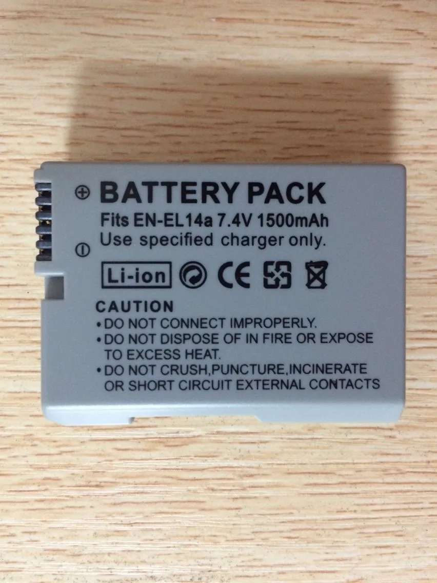 EN-EL14 EN-EL14a ENEL14 EL14a Camera Battery or Charger For Nikon P7800 P7700 P7100 D5500 D5300 D5200 D3200 D3300 D5100 Battery