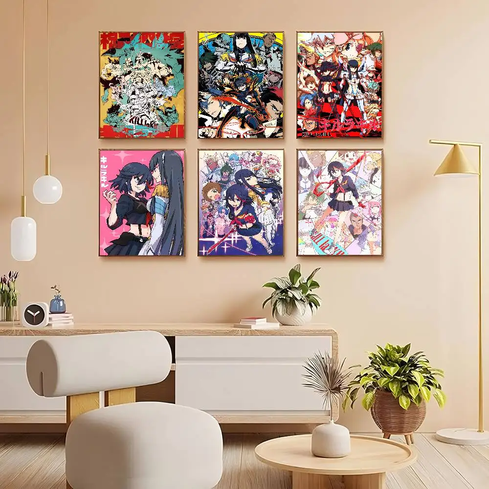 Anime K-KILL La K-KILL Gift Frameless Poster Personalized Gift For Lovers Customizable Home Decor