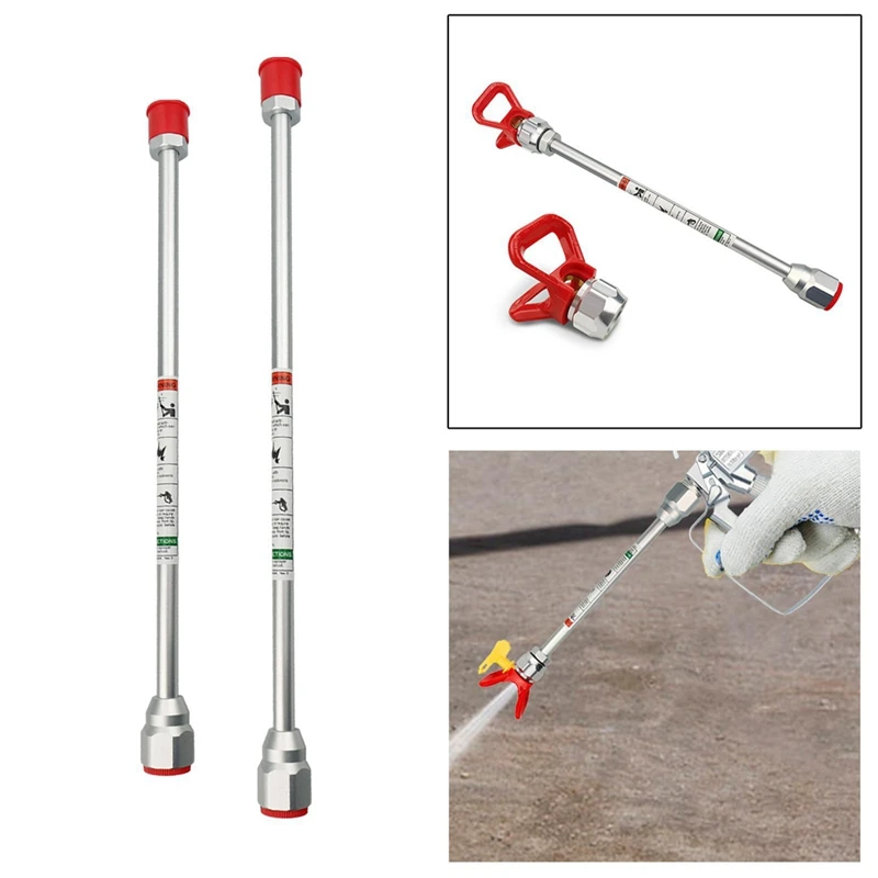 Extension de pulvérisateur portable sans air, pièces de rechange professionnelles, poteau de pulvérisation de peinture, 20cm, le plus récent