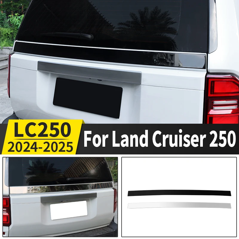 For Toyota Land Cruiser 250 Prado Lc250 2024 2025 Tailgate Decoration Bright strip 1958 First Edition FJ250 Upgraded Accessories