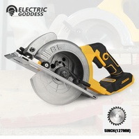 Brushless Electric Circular Saw with Battery Adapter Convert for Dewalt 20V Battery Pin to Milwaukee/Makita 20/18V Battery Pins