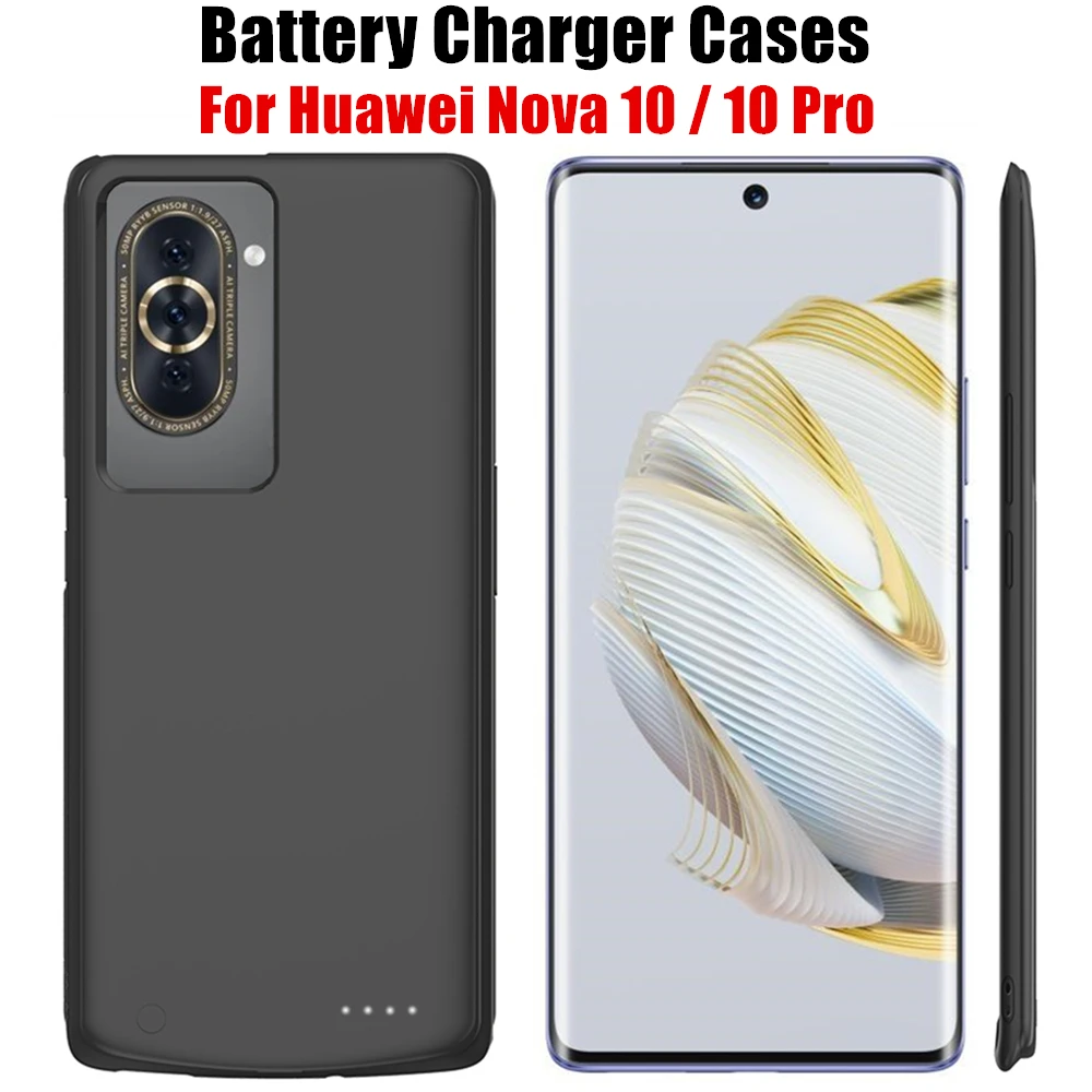 10000mAh Powerbank Cover For Huawei Nova 10 Pro Battery Cases Portable Charger Extenal Battery Cover For Nova 10 Power Bank Case