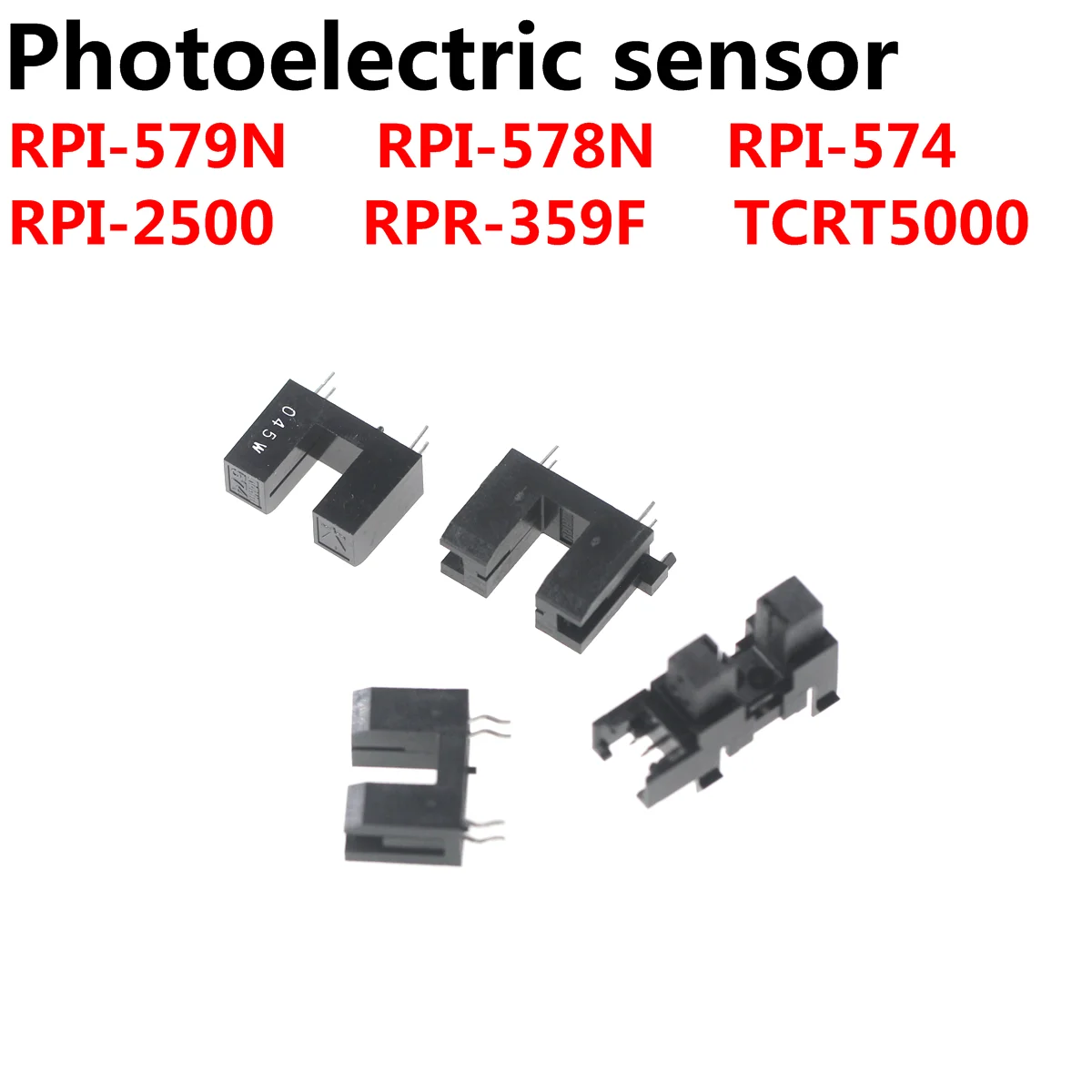 5PCS RPI-579N RPI-578N RPI-574 RPI-2500 RPR-359F TCRT5000 Photoelectric sensor receiving and transmitting switch