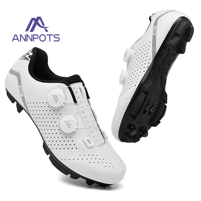 Men MTB Footwear Dirt Road Bike Shoes Women Off-road Mountain Bicycle Shoe Self-locking Cycling Shoes Flat Speed Cycling Sneaker