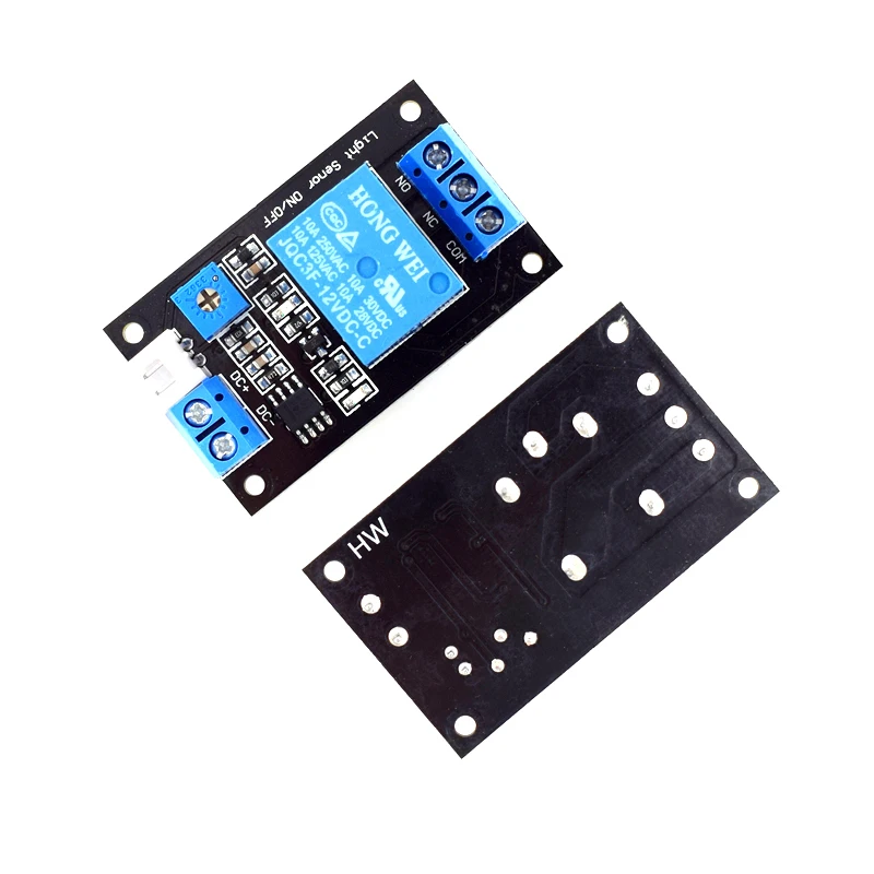 DC 5V 12V 24V 10A Light Control Switch Photoresistor Resistor Relay Module Detection Sensor Brightness Automatic Control Module