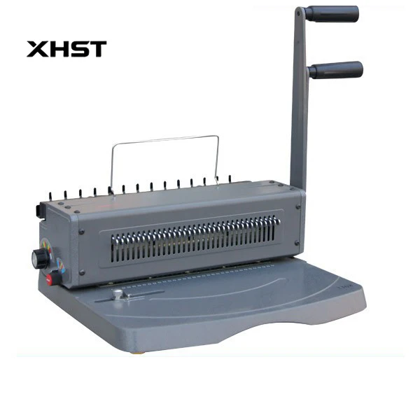 Office Manual Paper Spiral Wire Binding Machine