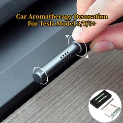 Dashboard Aromatherapy Stick for Tesla Model 3/Y/3+ Air Freshener Ornament Air Outlet Solid Perfume Diffuser Scent Accessories