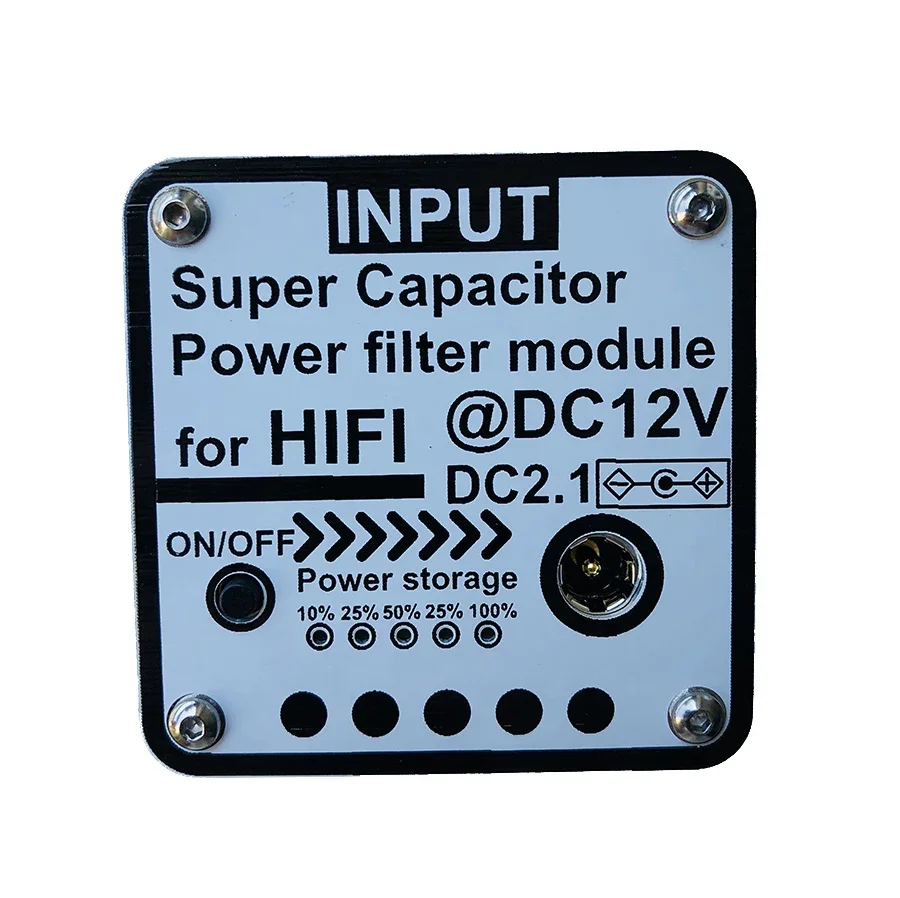 Nvencher Filter daya kapasitor Super 12V Input dan Output DC2.1 untuk peralatan Audio Video