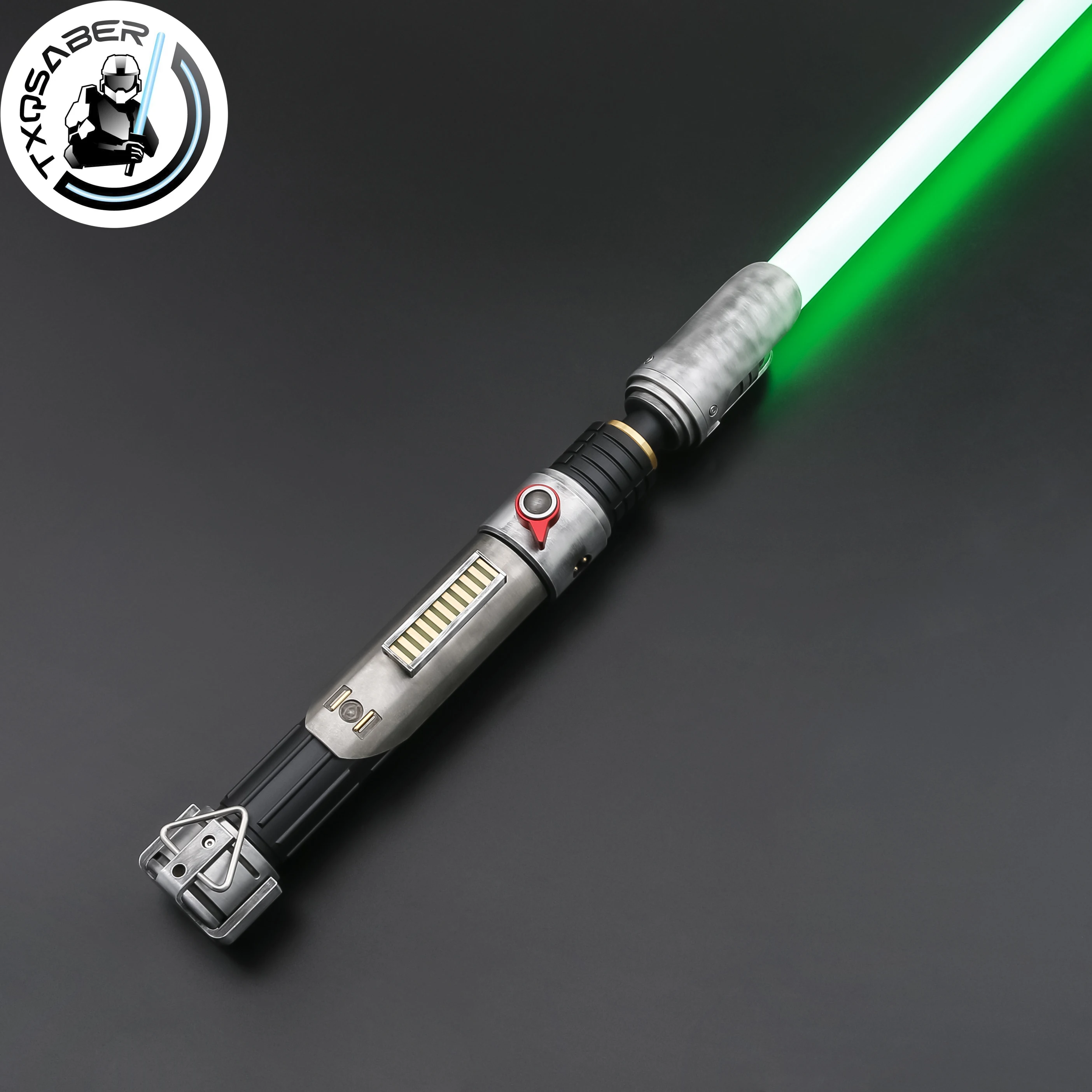 TXQSABER Replica Lightsaber Ezra EP2-Weathered Heavy Dueling Light Sword Metal Hilt Smooth Swing FOC Lasersword Toys for Adult