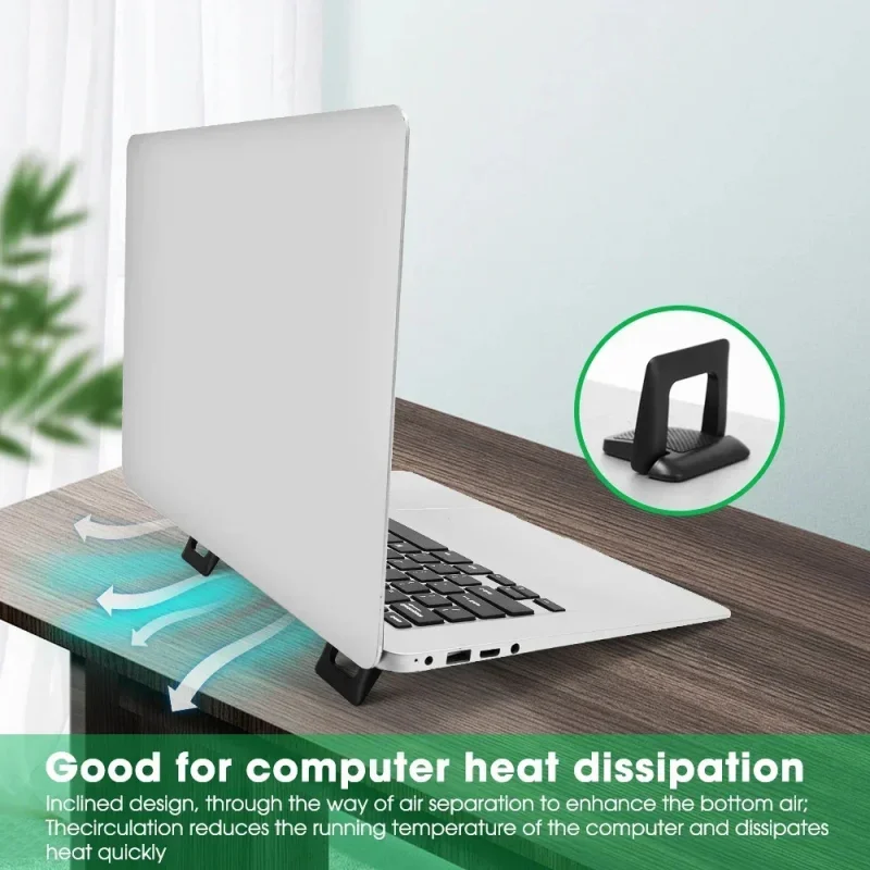 Mini Laptop Holder Portable Laptop Angle Stand Cooling Bracket Non-Slip Foldable Desktop Notebook Tablet Stand Cooler Base Pad