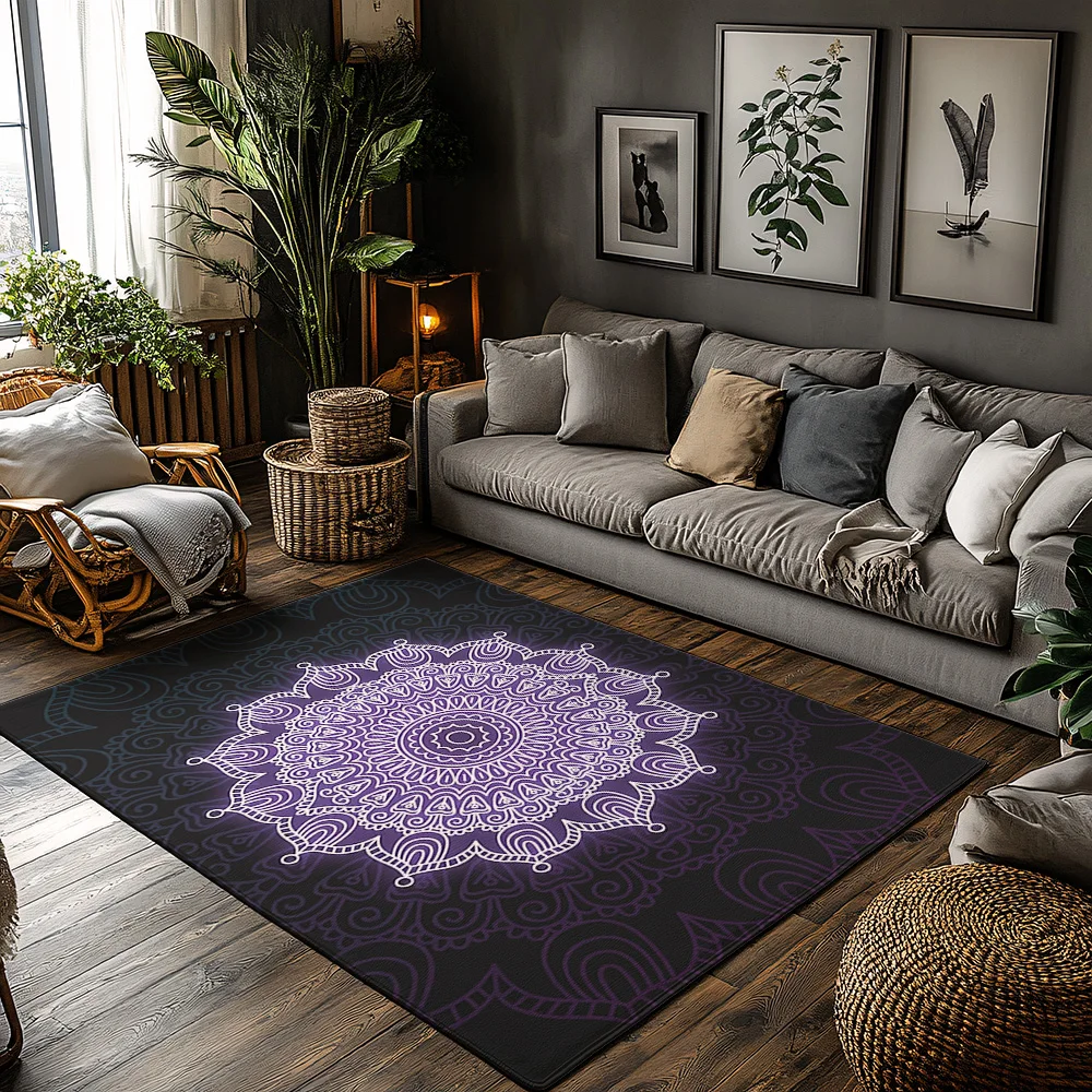 

Decorative Area Rug Non-Slip Floor Mat Washable Home Decor Living Room Bedroom Carpet Modern Abstract Patterned Doormat Indoor O
