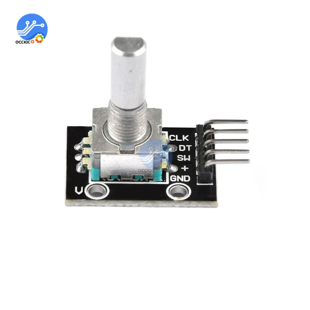 360 Degrees Rotary Encoder Module Brick Sensor Switch Development KY-040 With Pins For Arduino 5V Threaded HW-040 6MM