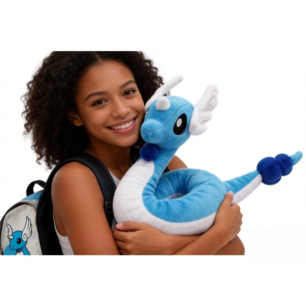 

Оригинальная мягкая плюшевая игрушка-подушка Kawaii Pokemon Flash Dragonite Mini Dragon Dragonair, подарок на день рождения для ребенка