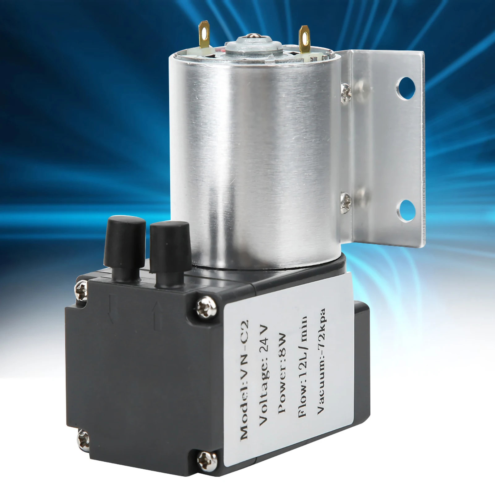 

Pump Accessories Vacuum Pump Large Power Negative Pressure Suction Pump with Stand ‑72kpa 8w 12l Min