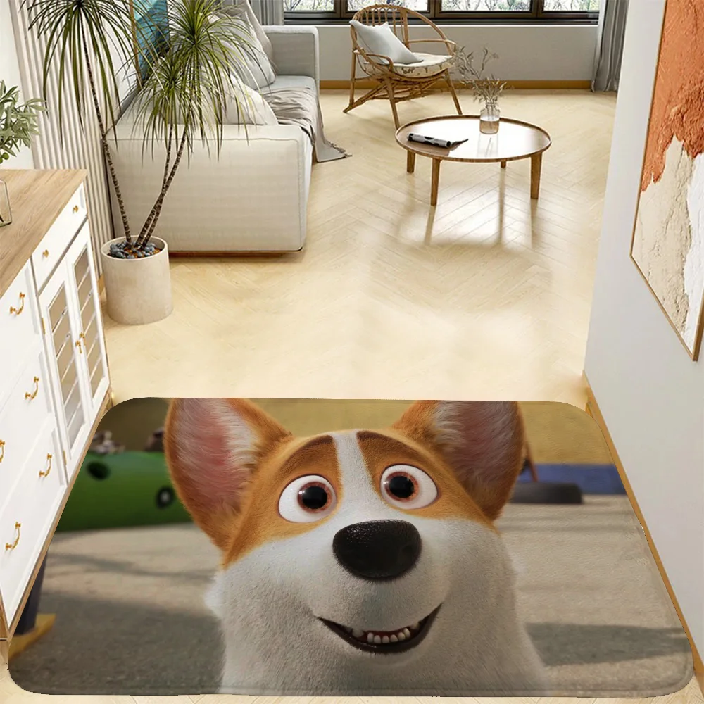 

Royal corgi Door Mat mat Entrance Mat Indoor Motorcycle Rider Bath Kitchen Doormat Balcony Carpet Rug Toilet Footpad