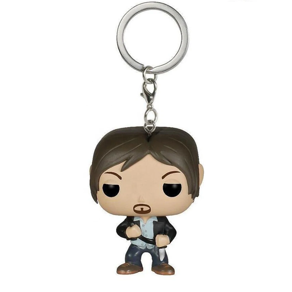 لعبة سلسلة المفاتيح Pocket Rick Grimes The Walking Dead Negan Daryl Dixon