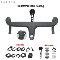 MADONE-Manillar de bicicleta de carretera de carbono, manillar integrado, vástago de carbono, enrutamiento de Cable interno, horquilla de 28,6mm, piezas y soporte para ciclismo
