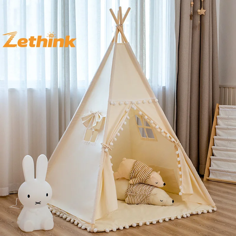 Kids Home Decore Baby Indoor Tent Bedroom Decoration Playhouse Tent Diy Toy Teepee Play Tent for Kids Boy Girls