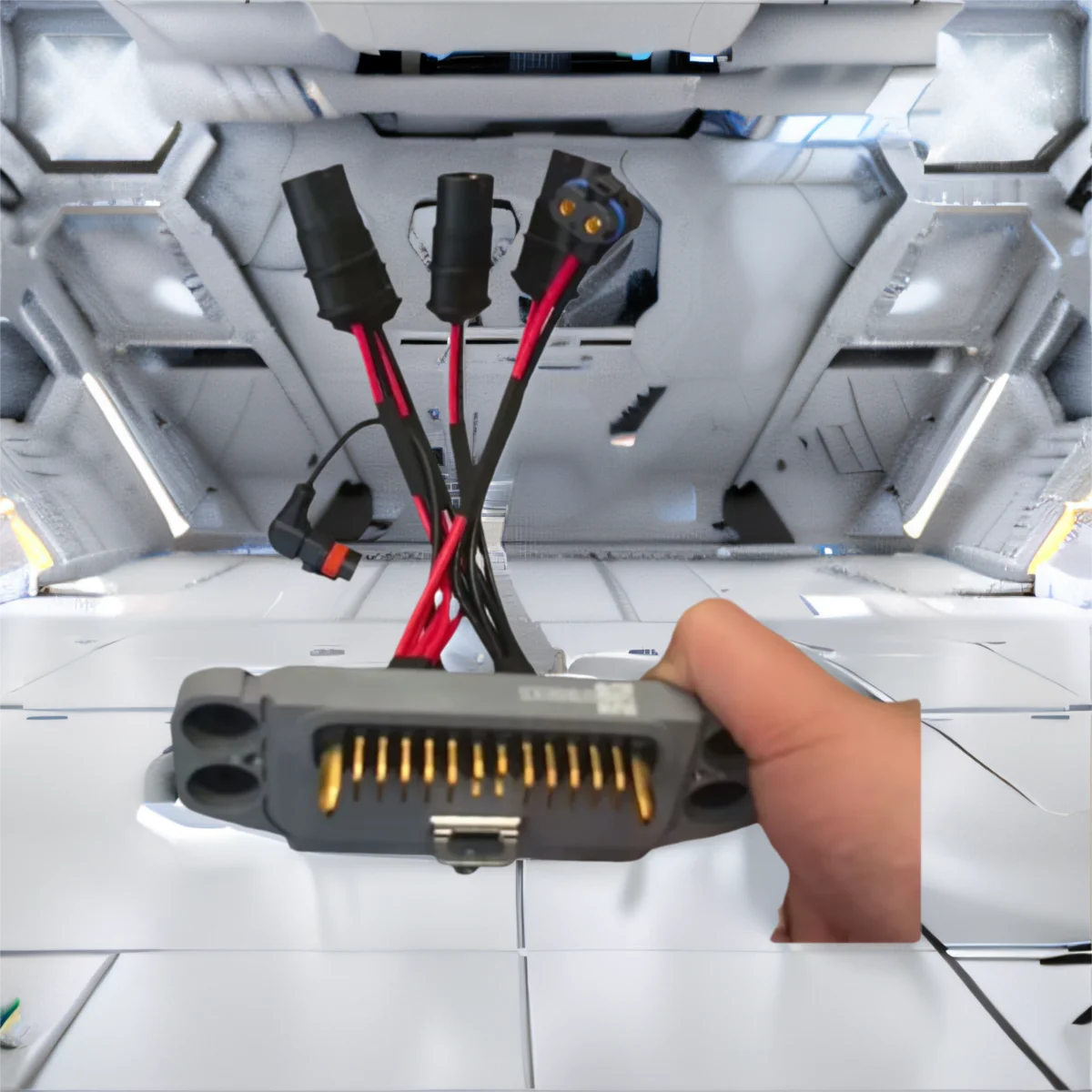 Para pieza de reparación de módulo de placa de distribución de cables T25 Original para Dron agrícola DJI AGRAS T25-accesorio esencial