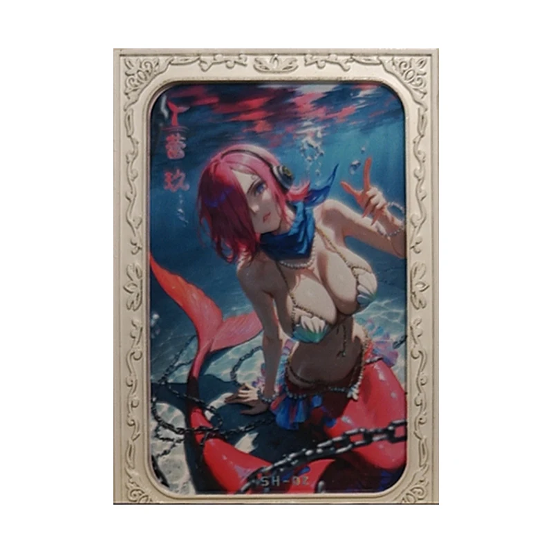 أنيمي قطعة واحدة نادرة CT XG HZ LSP ZA SG BDR SH ONR XC المعادن Vinsmoke Reiju تحصيل بطاقة لعب لصبي عيد الميلاد هدية عيد ميلاد #6