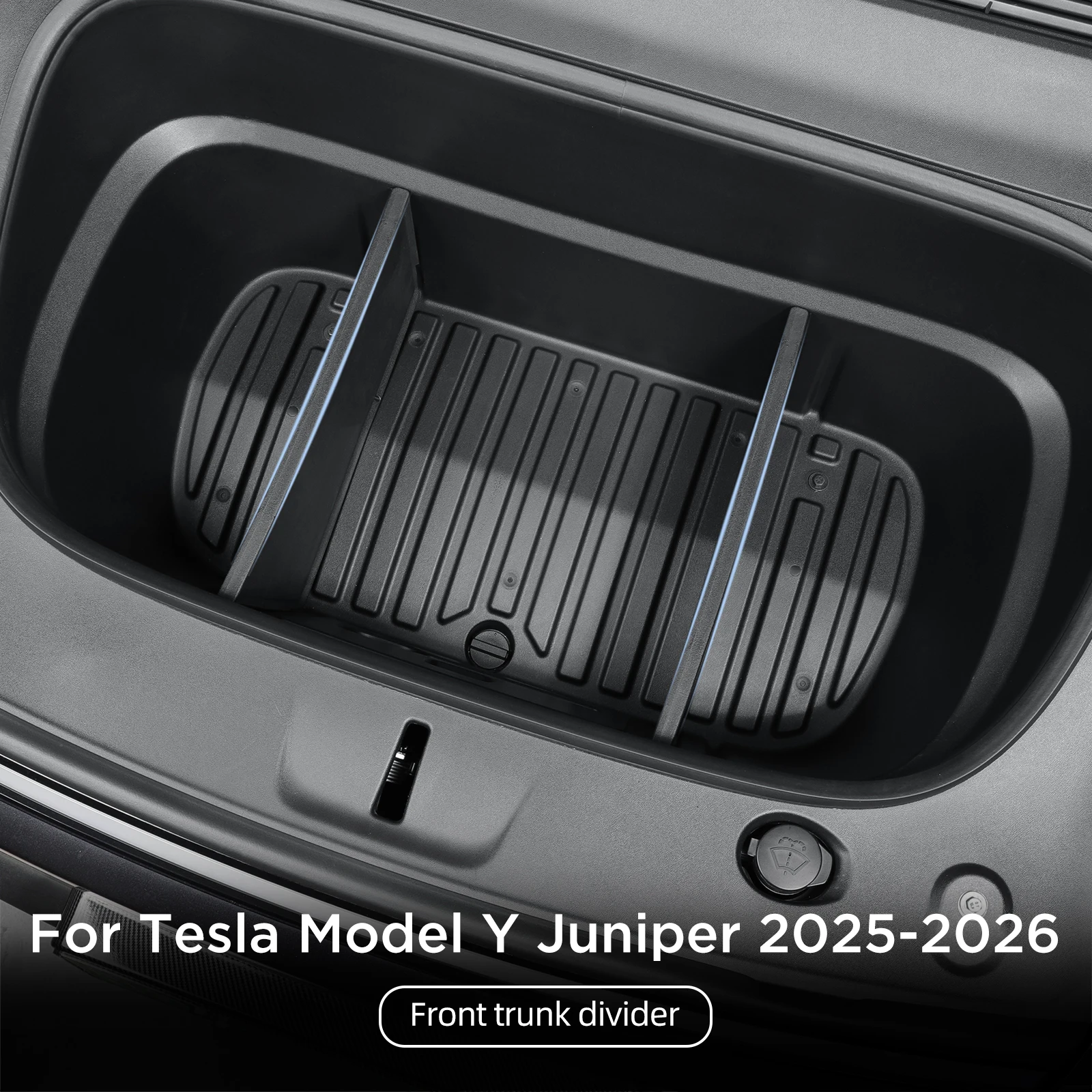 

Car Front Trunk Interval for Tesla Model Y Juniper/Model YL 2025 2026 ABS Combination Partition Front Spare Box Organizer