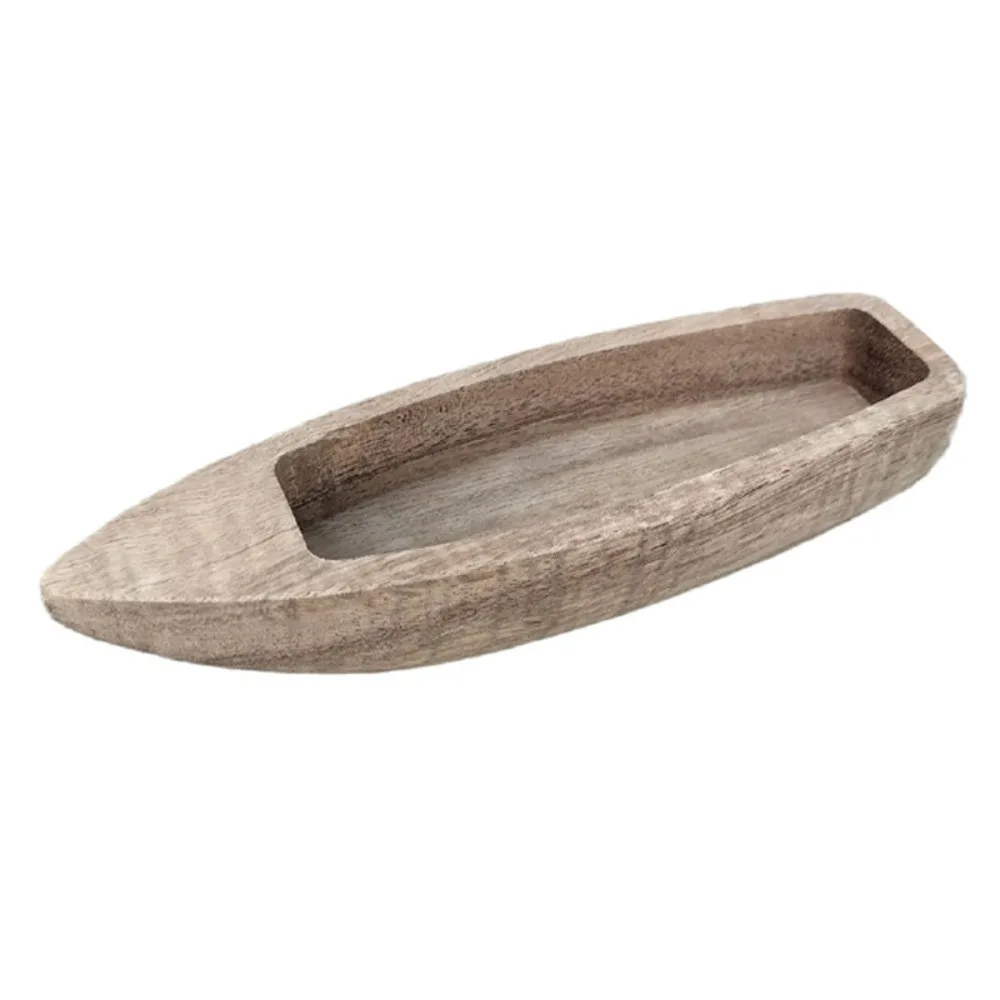 

Natural Wooden Wooden Boat Decor Handcrafts Home Statue Fishing Boat Model Small Model Miniature Boat Model Ornaments